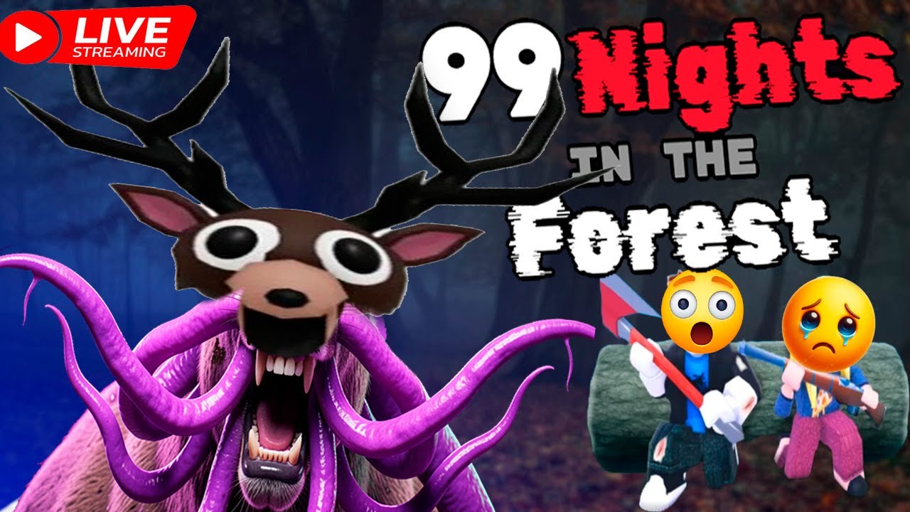 LIVE Stream — Hard Mode in 99 Nights in the Forest Roblox