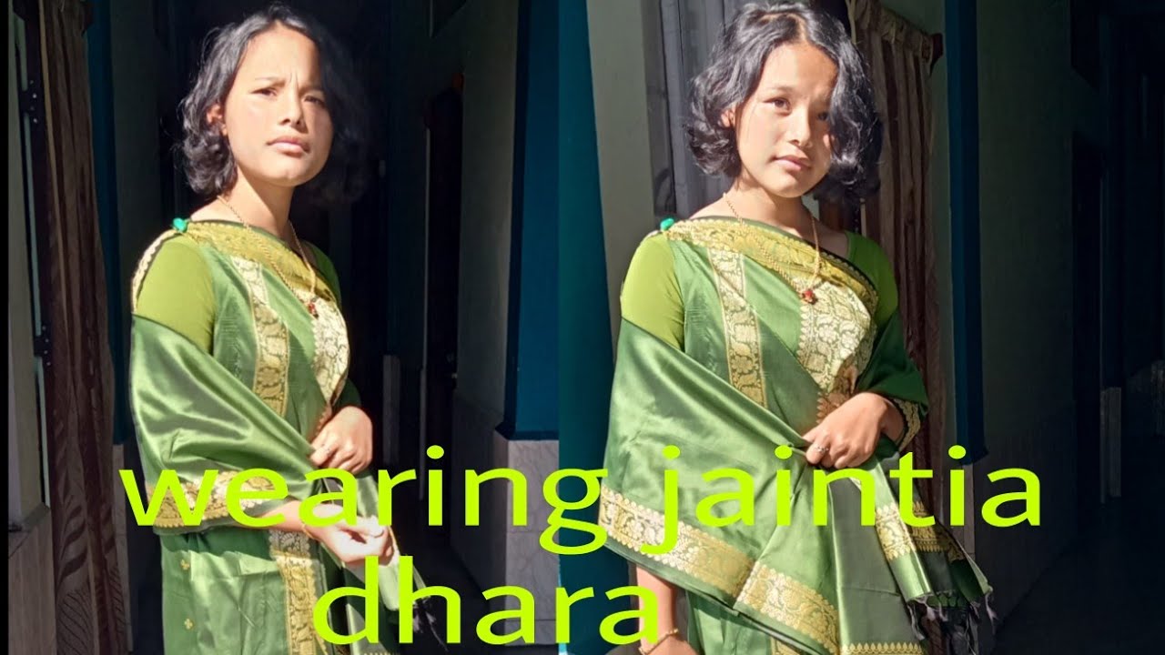 wearing jaintia dhara ✨