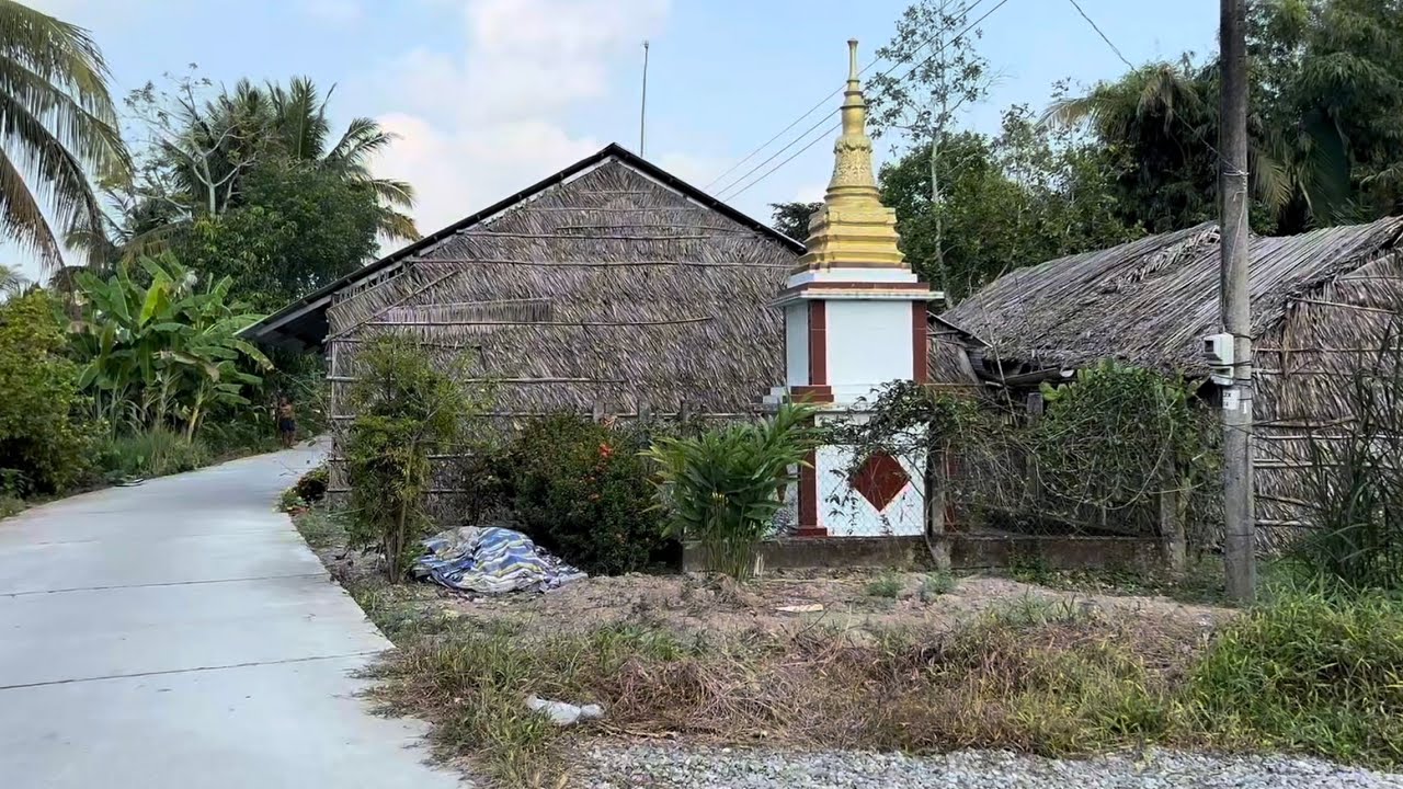 Cuộc Sống Làng Quê Kiên Giang, Bất Ngờ Lạc Vào Xóm Mái Lá Người Khơme, Có Thật Sự Hoang Sơ Và Buồn.