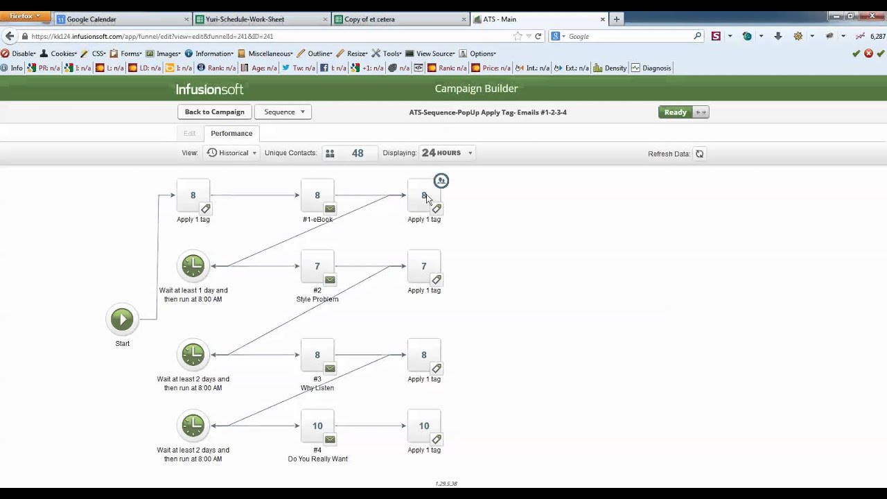 InfusionSoft-How To send Email to Differently Tagged Subs