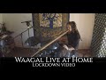 Waagal live at home  handpan didgeridoo percussive fingerstyle guitar live looping one man band