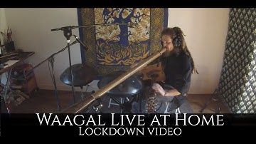 Waagal Live at Home || Handpan Didgeridoo Percussive Fingerstyle Guitar Live Looping One Man Band