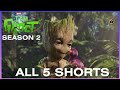 Marvel studios i am groot  season 2  all 5 shorts 4k  original shorts  disney