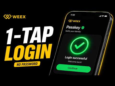 How to Set Up WEEX Passkey | Secure Passwordless Login