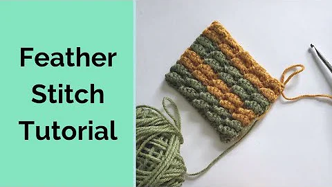 Master the Feather Stitch: Easy Textured Stitches