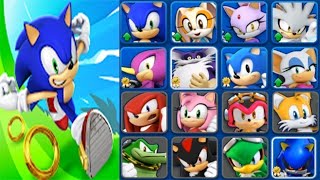 Sonic Dash - Endless Running & Racing Game - SONIC UNLOCKS ALL Characters Unlocked - Android & IOS screenshot 5