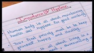 10 Lines On Importance Of Hygiene in English | Importance Of Hygiene in English