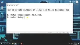 How to create windows or kali linux iso files bootable USB
