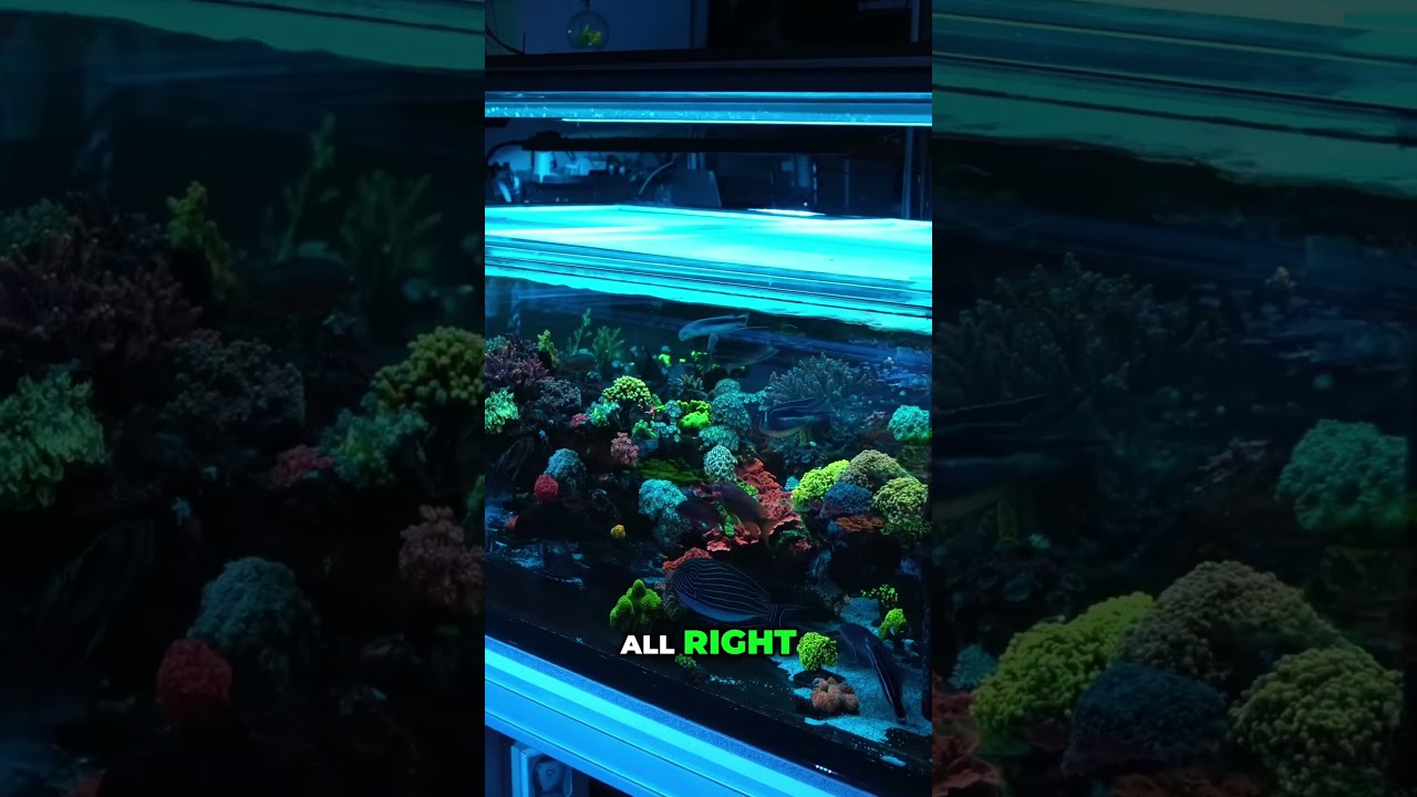 Этот рифовый аквариум длиной 1,8 метра (6 футов) существует уже 3 года 🔥 