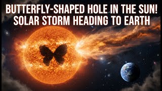 Butterfly🦋Shaped Hole in the Sun☀️! Solar Storm Heading to Earth