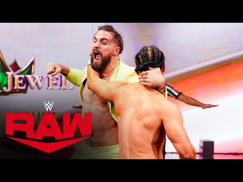 Seth “Freakin” Rollins and Mustafa Ali engage in a post-match brawl: Raw, Oct. 24, 2022