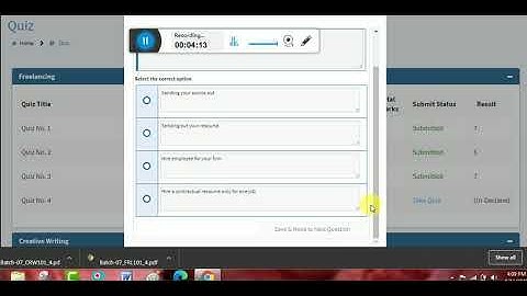 Digiskill Quiz no 4 freelancing by || Learn to Grow || ;)