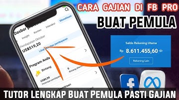 CARA DAPAT UANG DI FB PRO 2025 - Cara Menghasilkan Uang Dari Facebook Pemula 2025