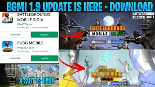 BGMI / PUBG 1.9 update | Download BGMI 1.9 update |Silvanus x-suit|Free character voucher