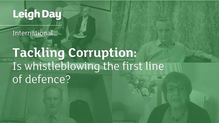 Tackling Corruption | Is whistleblowing the first line of defence?
