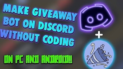 How to make a Giveaway bot for Discord in 6 mins!! (No Coding) [Outdated]