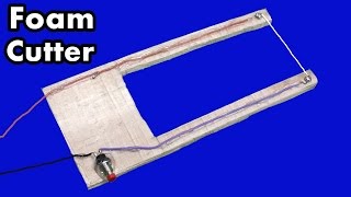 How to Make a Hot Wire Foam(Thermocol) Cutter at Home - DIY