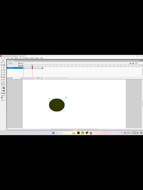 how to create motion tweeing in Macromedia flash 8 YouTube