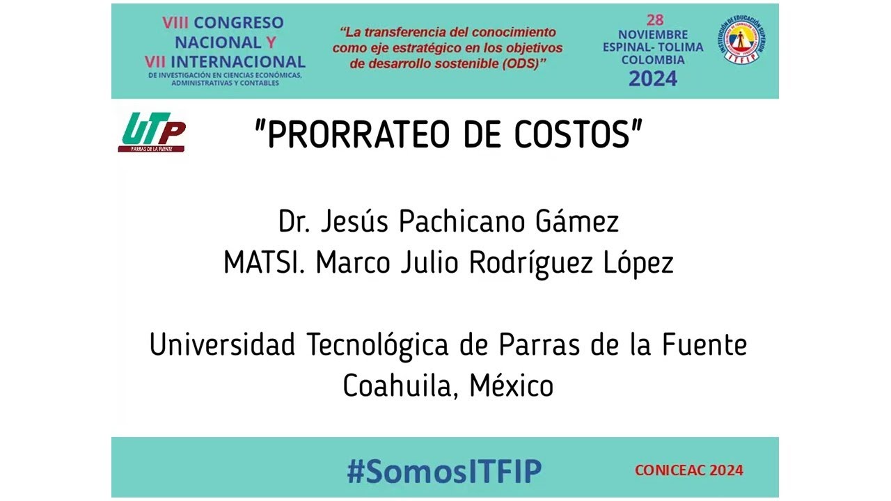 Tema Prorrateo de Costos   UT Parras