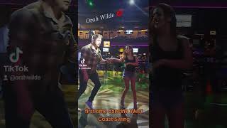 west coast swing dancing with Orah Wilde and Stefan at Big Country by Orah Wilde 111 views 11 months ago 3 minutes, 9 seconds