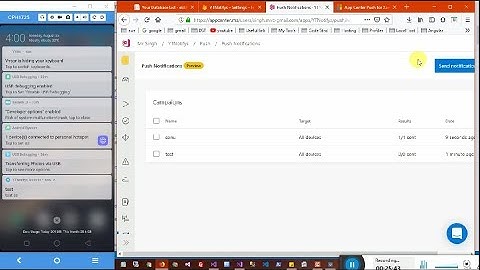 How to implements push notification in xamarin forms using google firebase and appcenter