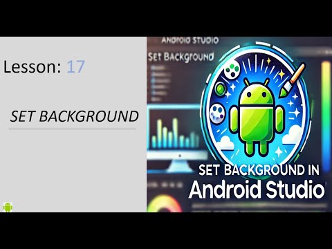Set Background in Android Studio