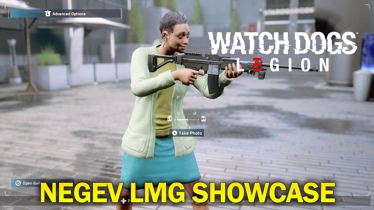 Watch Dogs Legion | Weapons Showcase - Negev Lmg - Youtube