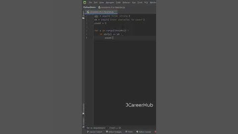 Python Program to Find Occurrence of a Character in String | Python Interview Questions