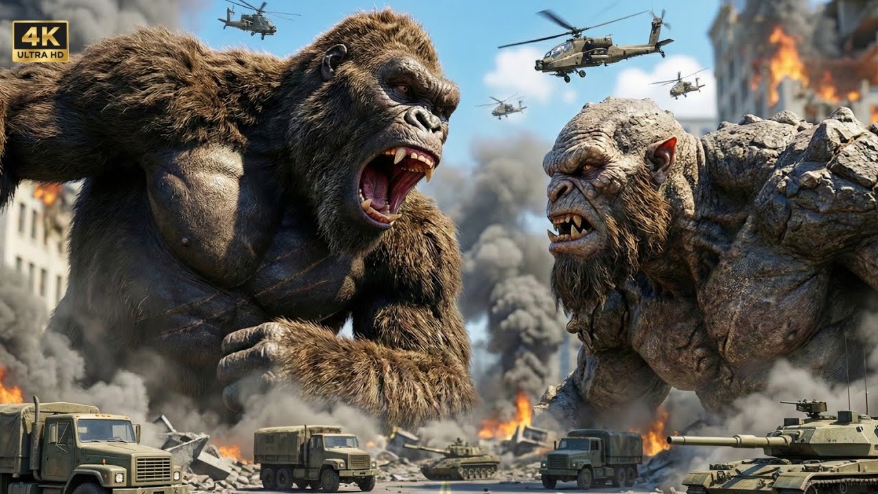 King Kong Vs Mega Troll - Epic Battle! 🔥
