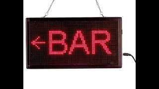 How to program Tricolor LED Sign