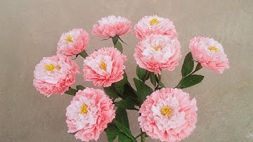 How To Make Easy Paper Flowers From Crepe Paper - Craft Tutorial #2