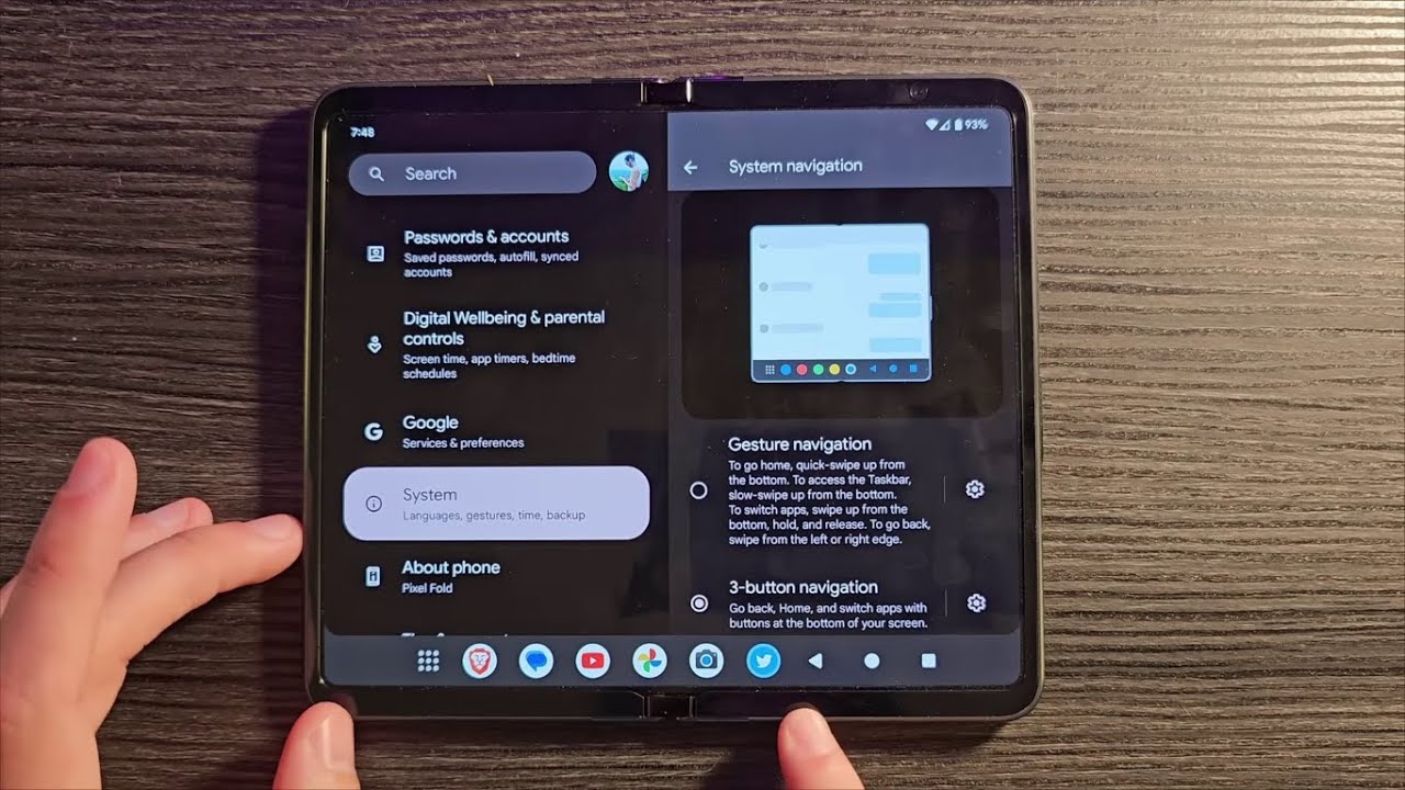 Android 14 might give us more control over the taskbar on tablets and  foldables