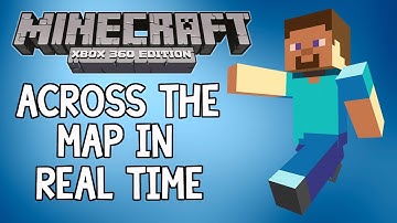 How Big is Minecraft World on Xbox 360? | Walking Across the Map
