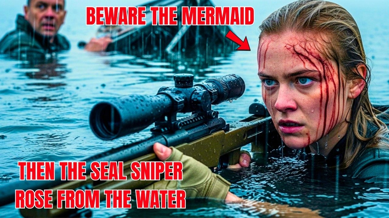 “Beware the Mermaid!” The Warning Came — Then the SEAL Sniper Rose From the Water
