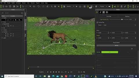 iclone 7 animals motion path  | iclone 7 tutorial | 3d loin animation