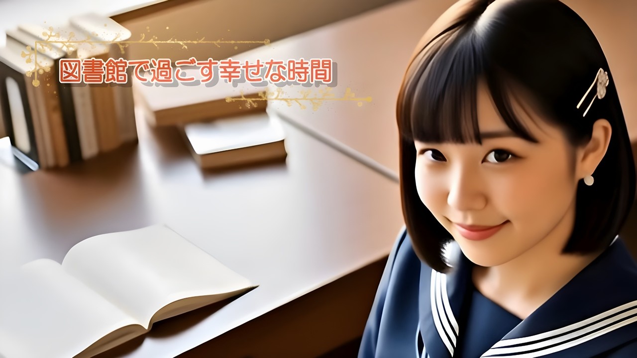 静かな図書館で過ごす時間｜Time spent in a quiet library／scene-2