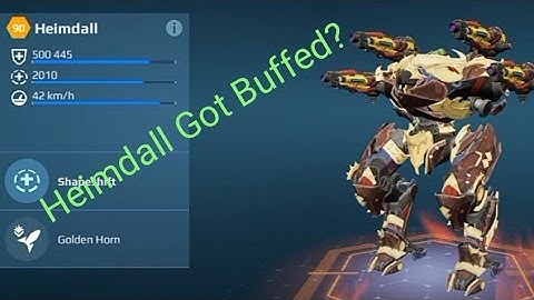 HEIMDALL WAS BUFFED? INSANE HEIMDALL/LANTERN/ORION GAMEPLAY! (War Robots)