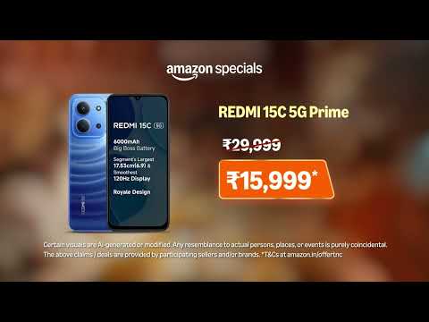 Amazon Great Indian Festival | AmazonSpecials | Redmi 15C