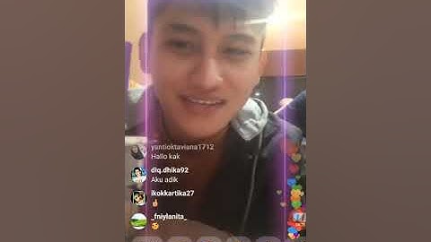 Fikri felixshah live iG ada tasya & ka dhiqa nongol