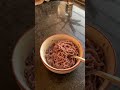 Trying purple noodles #purple #borahae #food