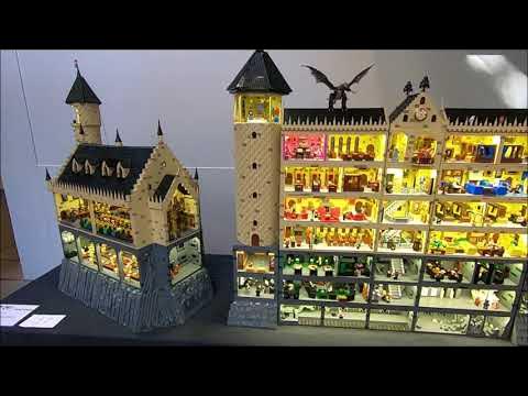Huge Harry Potter Hogwarts Castle with Interiors From LEGO 