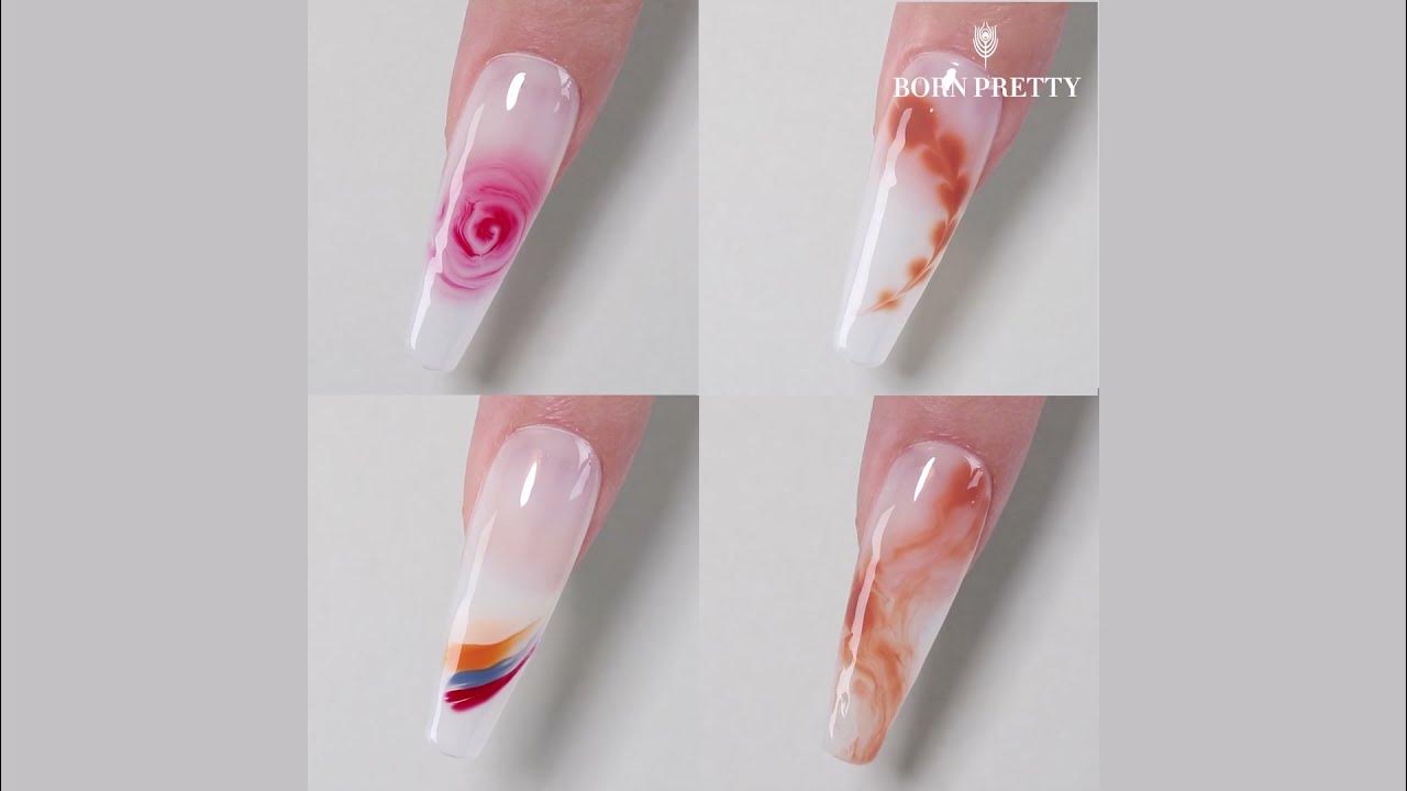 Four Easy Ways To Use Blooming Gel/Watercolor Gel I BORN PRETTY YouTube