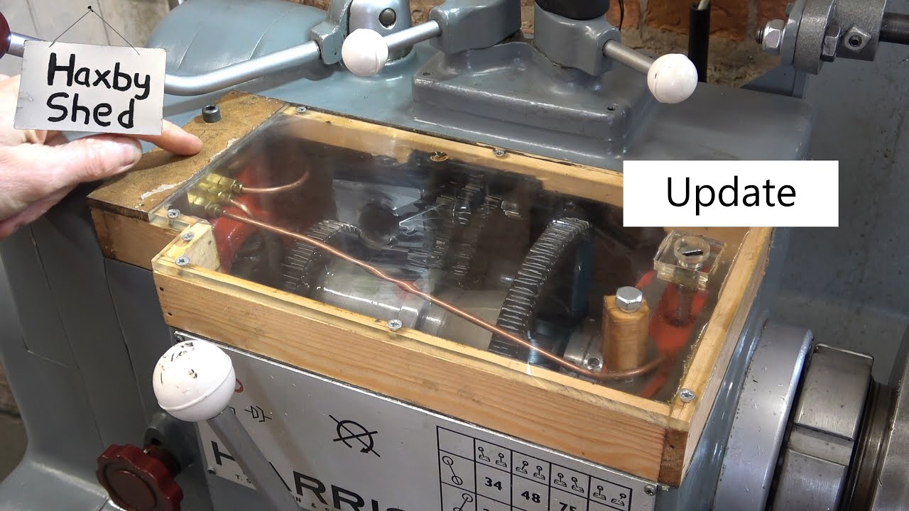HS60 Harrison lathe spindle bearings oil pump Update YouTube