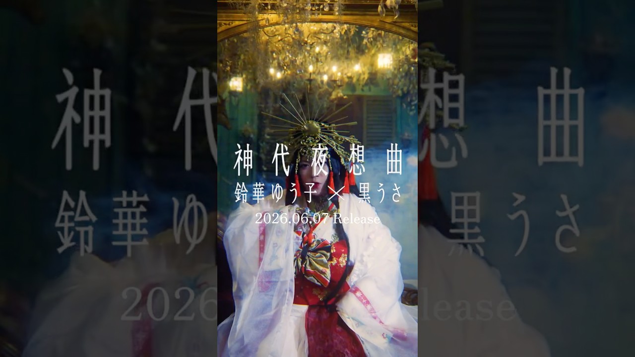MV解禁間近!鈴華ゆう子×黒うさ「神代夜想曲」、「千本桜」のタッグによる最強の新曲がいよいよ6月7日リリース🦊 #shorts