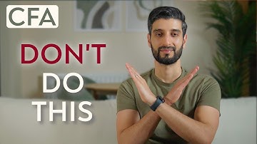 Avoid these 7 mistakes to smash your CFA exams