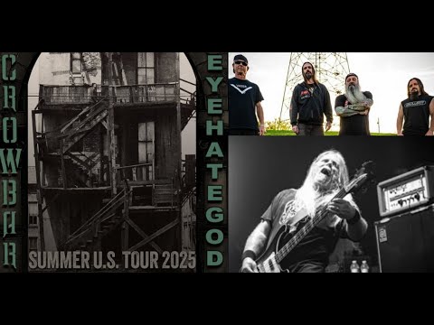 Crowbar get former bassist Pat Bruders for 2025 tour w/ Eyehategod - dates/venues