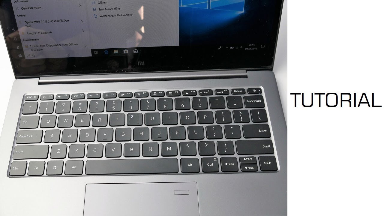 Update New Tutorial - China Notebooks auf Deutsch einstellen - Tastatur labeln - Moschuss.de