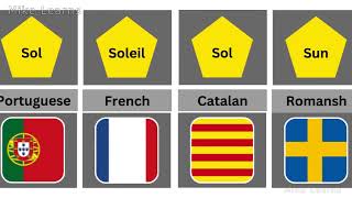 Romance Languages Comparison: Sun