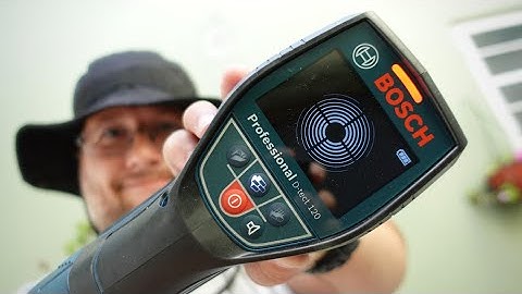 Wall pipe detector - Bosch D TEC 120.