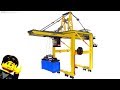 Custom LEGO intermodal container gantry crane (STS) MOC complete!